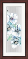 Framed Moonlit Floral Panel I