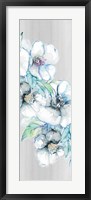 Framed Moonlit Floral Panel I