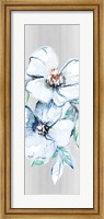 Framed Moonlit Floral Panel II