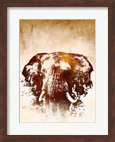 Framed Safari Elephant