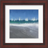 Framed Harbor Sailing
