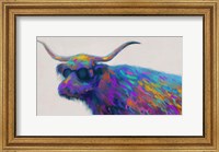 Framed Multicolor Bull