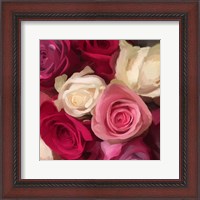 Framed Pink Roses