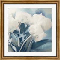 Framed White Roses I
