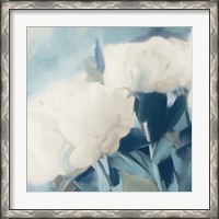 Framed White Roses II