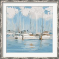 Framed Golf Harbor Boats I