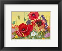 Framed Victory Red Poppies I