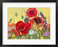 Framed Victory Red Poppies I