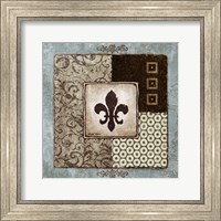 Framed Fleur de Lis I