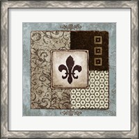 Framed Fleur de Lis I