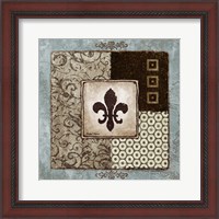 Framed Fleur de Lis I