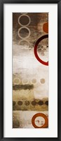 Red Liberated Panel II Framed Print