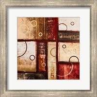 Framed 'Digits in the Abstract I' border=