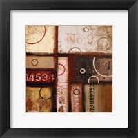 Framed 'Digits in the Abstract II' border=