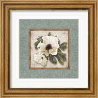 Framed Silversage Flower I