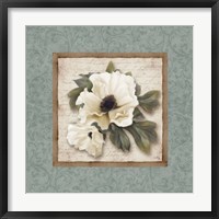 Silversage Flower I Framed Print