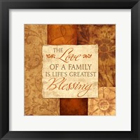 Love of a Family Framed Print