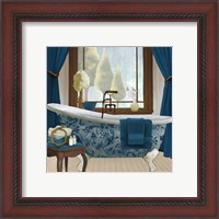 Framed 'Blue View II' border=