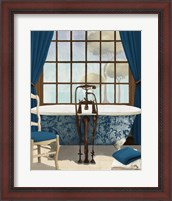 Framed Blue View I