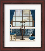 Framed Blue View I