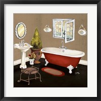 Framed Red Master Bath I