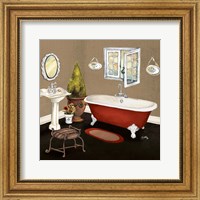 Framed Red Master Bath I