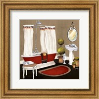 Framed Red Master Bath II