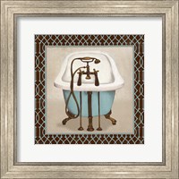 Framed Chic Lattice Bath I