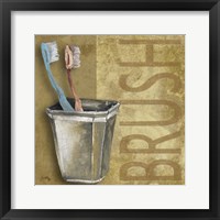 Brush Framed Print