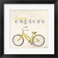 Explore and Adventure I Framed Print