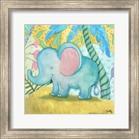 Framed Playful Elephant