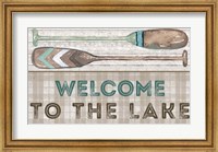 Framed Welcome to the Lake