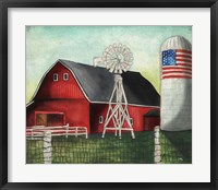 Framed USA Silo