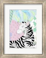 Framed Zebra in the Tropics