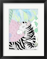 Framed Zebra in the Tropics