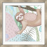 Framed Swinging Sloth