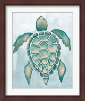 Framed Aquatic Turtle I