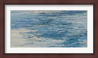 Framed Blue Lake Abstract