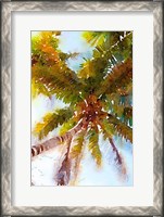 Framed Watercolor Palms II