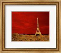 Framed Red Paris