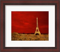 Framed Red Paris