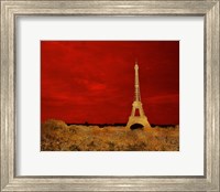 Framed Red Paris