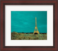 Framed Teal Paris