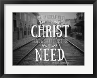 Framed Need Christ