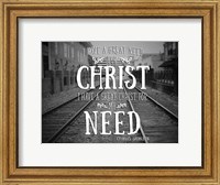 Framed Need Christ