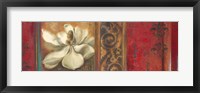Framed Red Eclecticism with Magnolia