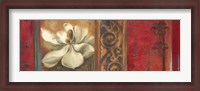 Framed Red Eclecticism with Magnolia