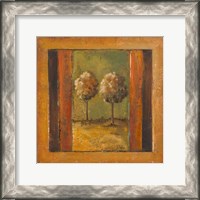 Framed 'Lonely Trees III' border=