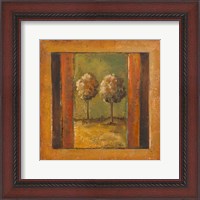 Framed 'Lonely Trees III' border=