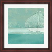 Framed Less is More on Teal I